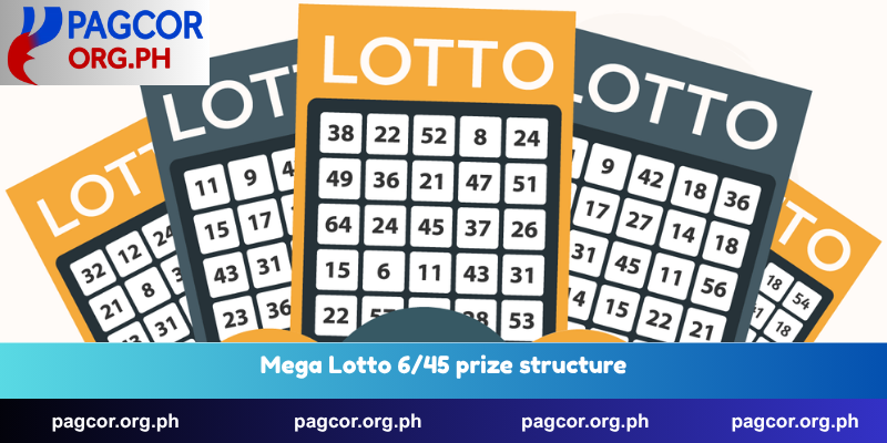 Mega Lotto 6/45 prize structure