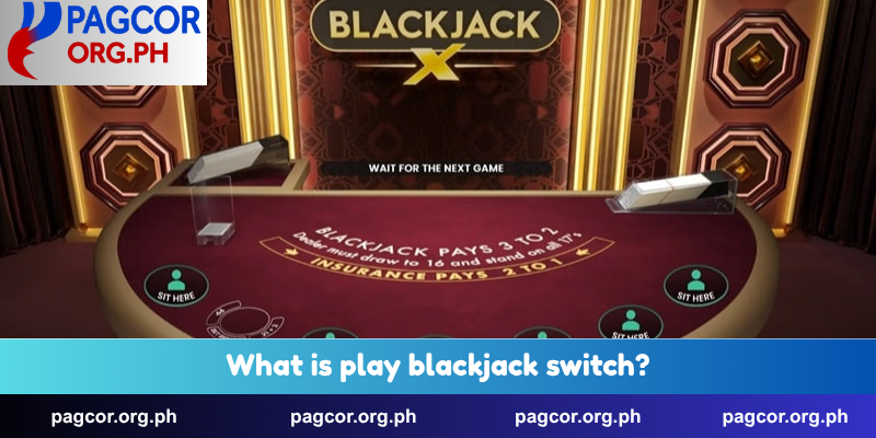 What is play blackjack switch?